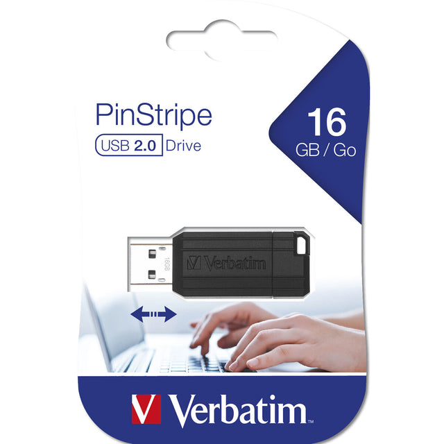 Clé USB Verbatim 49063 Porte-clés Noir