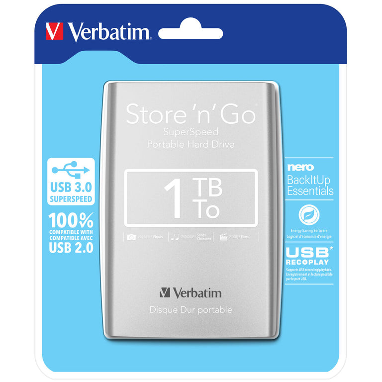 Disque Dur Externe Verbatim 53071 1 TB HDD