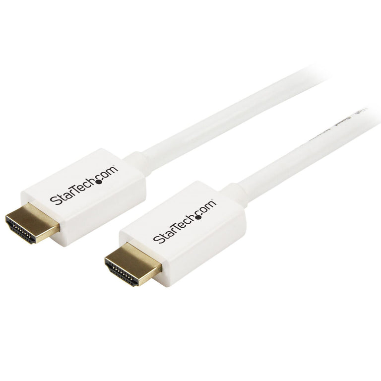 Câble HDMI Startech HD3MM5MW Blanc 5 m