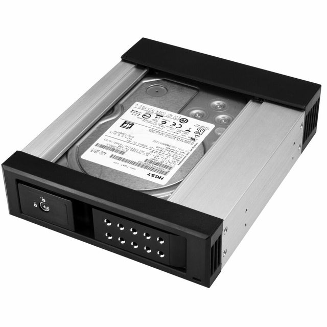 Boîtier pour disque dur Startech HSB1SATSASBA Noir