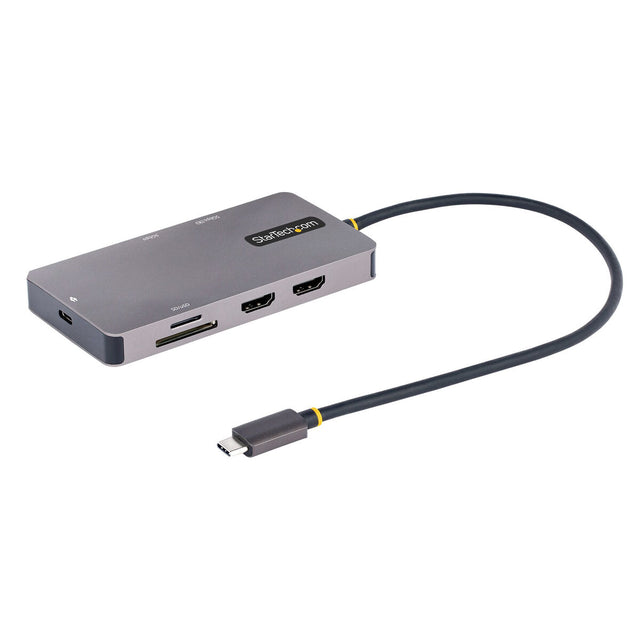 Hub USB Startech 120B-USBC-MULTIPORT Gris