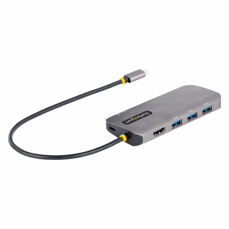 Dockstation Startech 127B-USBC-MULTIPORT Grey 4K Ultra HD