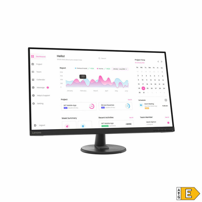 Monitor Lenovo 66FCGAC2EU Full HD