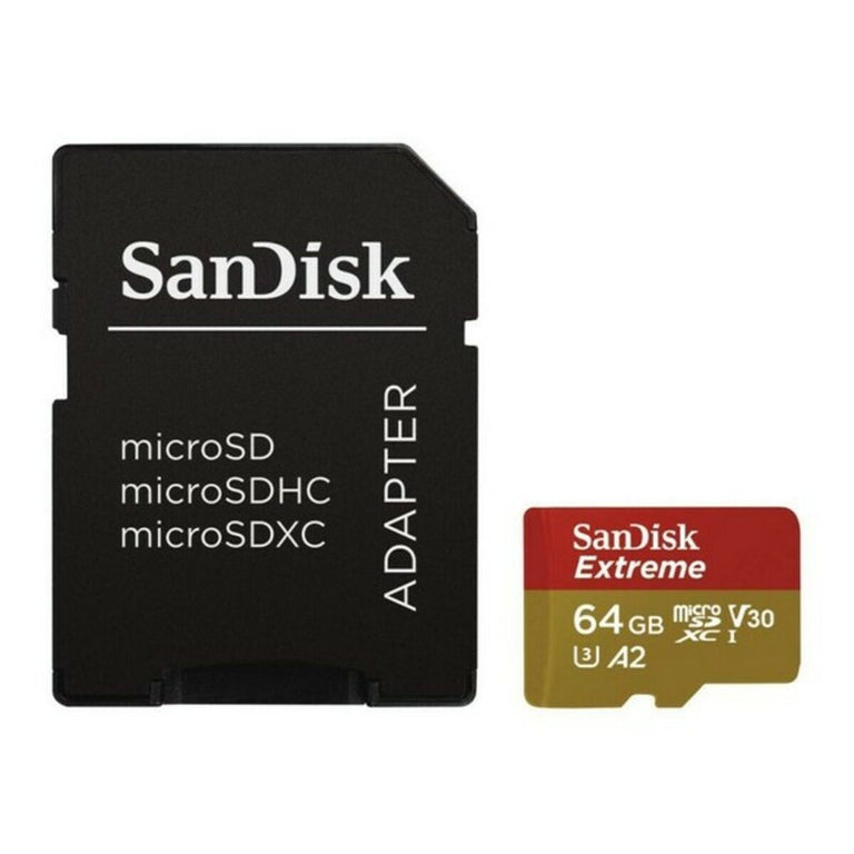 Carte Mémoire Micro SD avec Adaptateur SanDisk SDSQXA1-GN6AA C10 160 MB/s