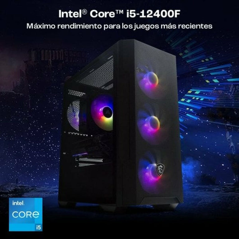 PC de bureau PcCom Intel Core i5-12400F 32 GB RAM 1 TB SSD Nvidia Geforce RTX 4060