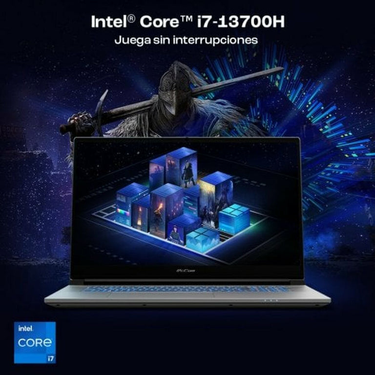 Ordinateur Portable PcCom Revolt 4060 17,3" Intel Core i7-13700H 16 GB RAM 1 TB SSD Nvidia Geforce RTX 4060 Espagnol Qwerty