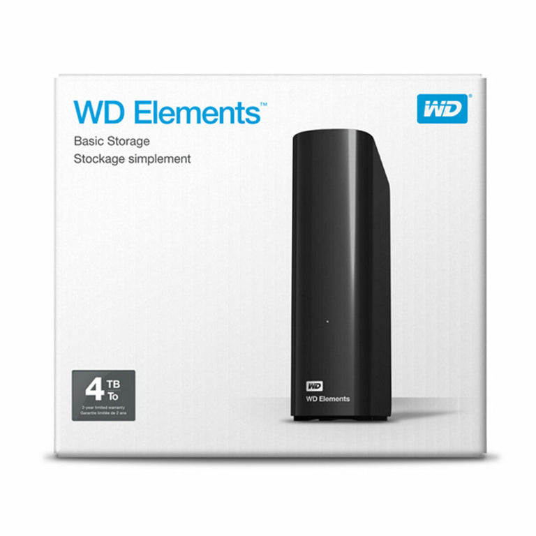 Disque Dur Externe Western Digital WD Elements Desktop 4 TB HDD