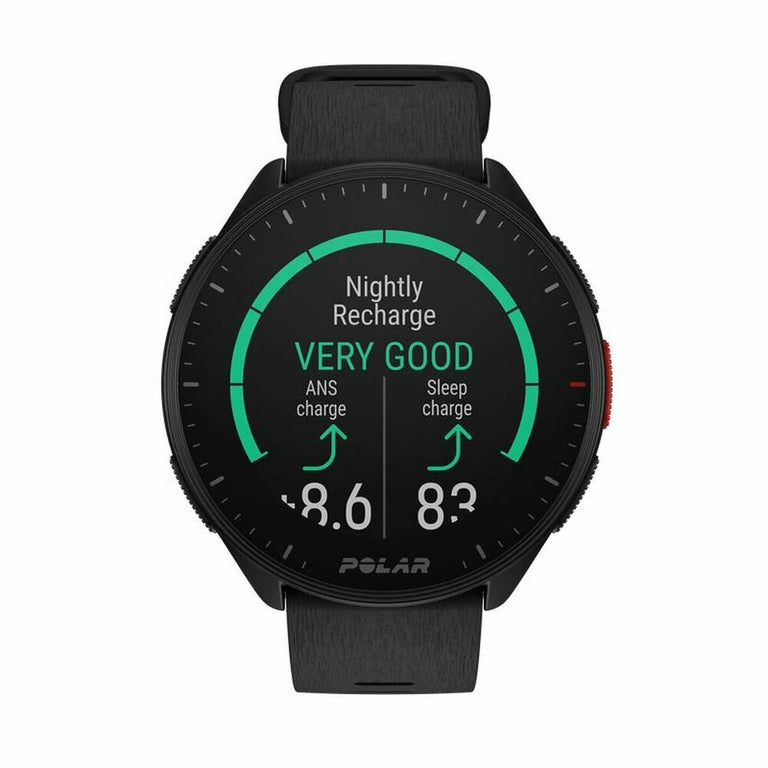 Smartwatch avec Podomètre Polar Noir 1,2" Ø 45 mm