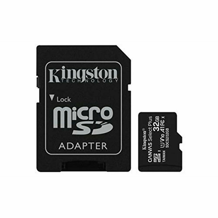 Micro SD Memory Card with Adaptor Kingston SDCS2/32GB 32GB