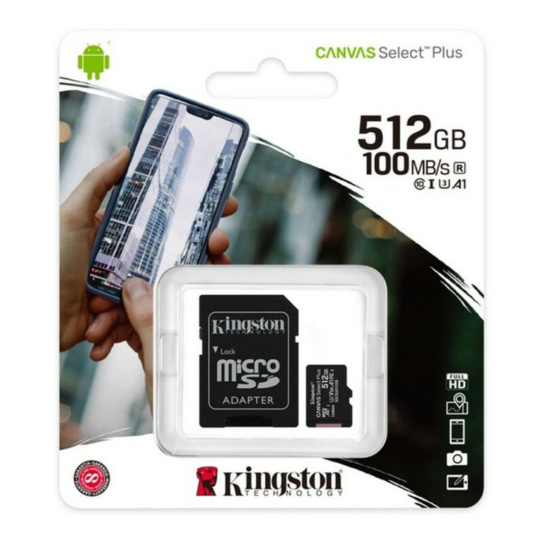 Carte Mémoire Micro SD avec Adaptateur Kingston SDCS2 100 MB/s