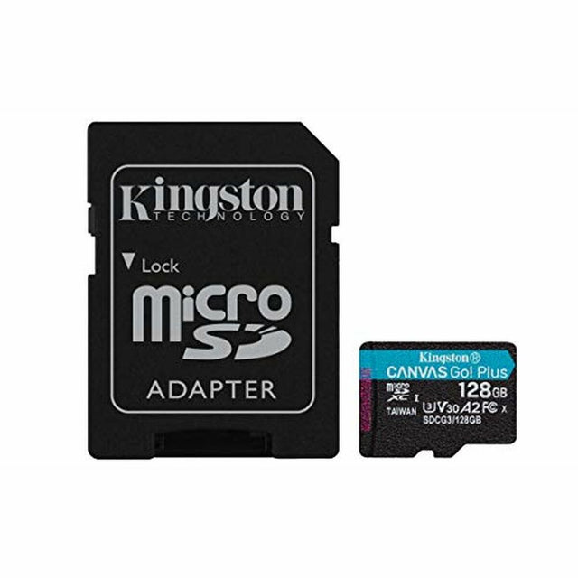 Carte Mémoire Micro SD avec Adaptateur Kingston Canvas Go! Plus 128 GB