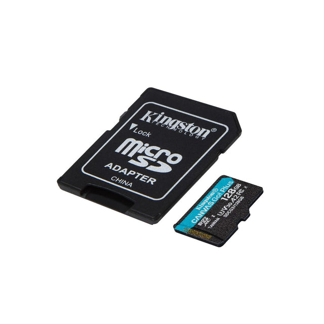 Carte Mémoire Micro SD avec Adaptateur Kingston Canvas Go! Plus 128 GB