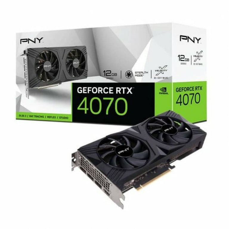 Carte Graphique PNY VCG407012DFXPB1 GEFORCE RTX 4070 12 GB RAM