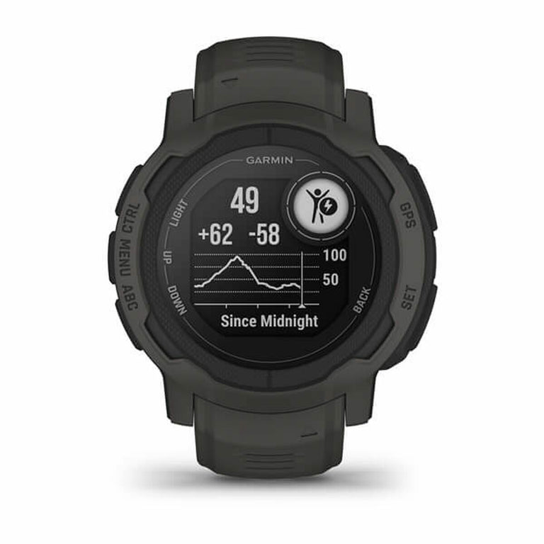 Montre intelligente GARMIN Instinct 2 45 mm 0,9" Noir Graphite Gris foncé