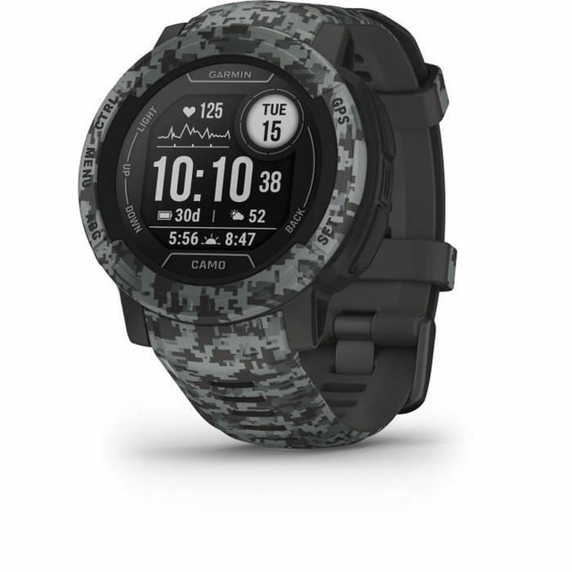 Montre intelligente GARMIN Instinct 2 Camo Edition Gris foncé 0,9" Noir Graphite