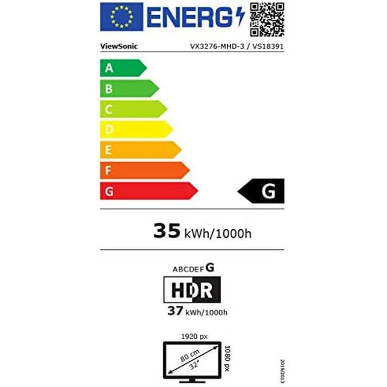 Écran ViewSonic VX3276-MHD-3 32" Full HD 75 Hz