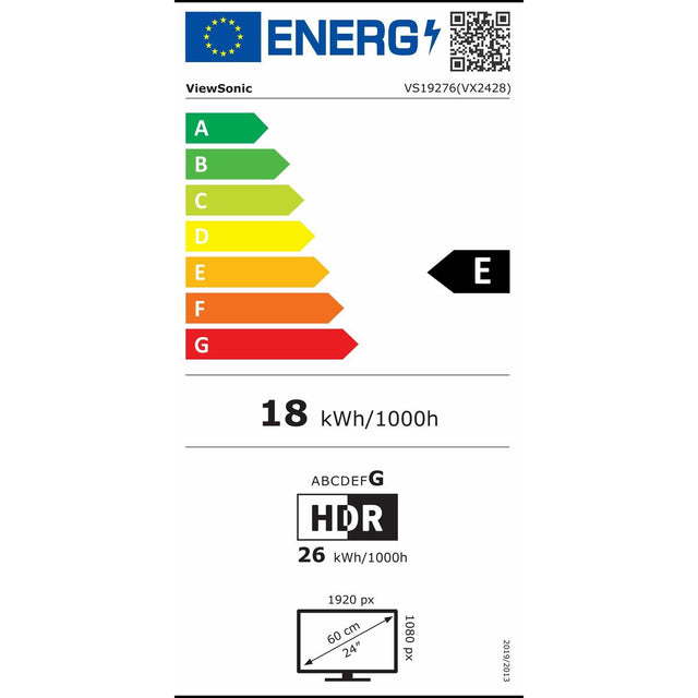 Écran ViewSonic Full HD 165 Hz