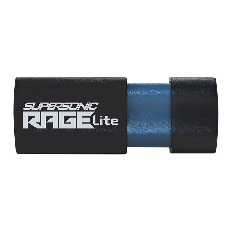 Clé USB Patriot Memory Supersonic Rage Lite Noir Noir/Bleu 64 GB