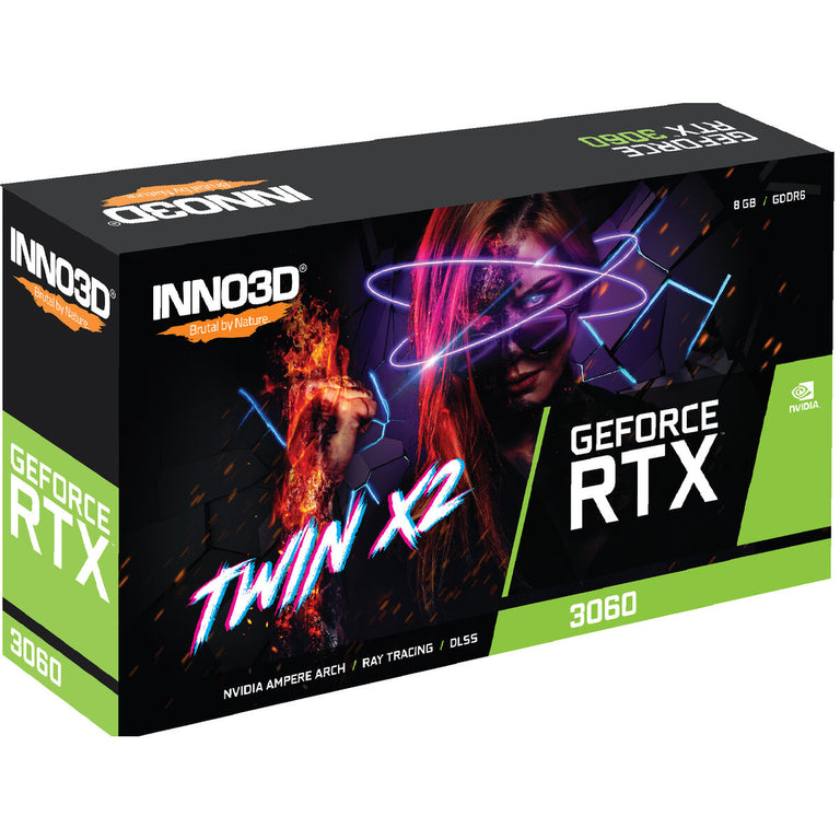 Carte Graphique INNO3D GeForce RTX 3060 Twin X2 8 GB GDDR6