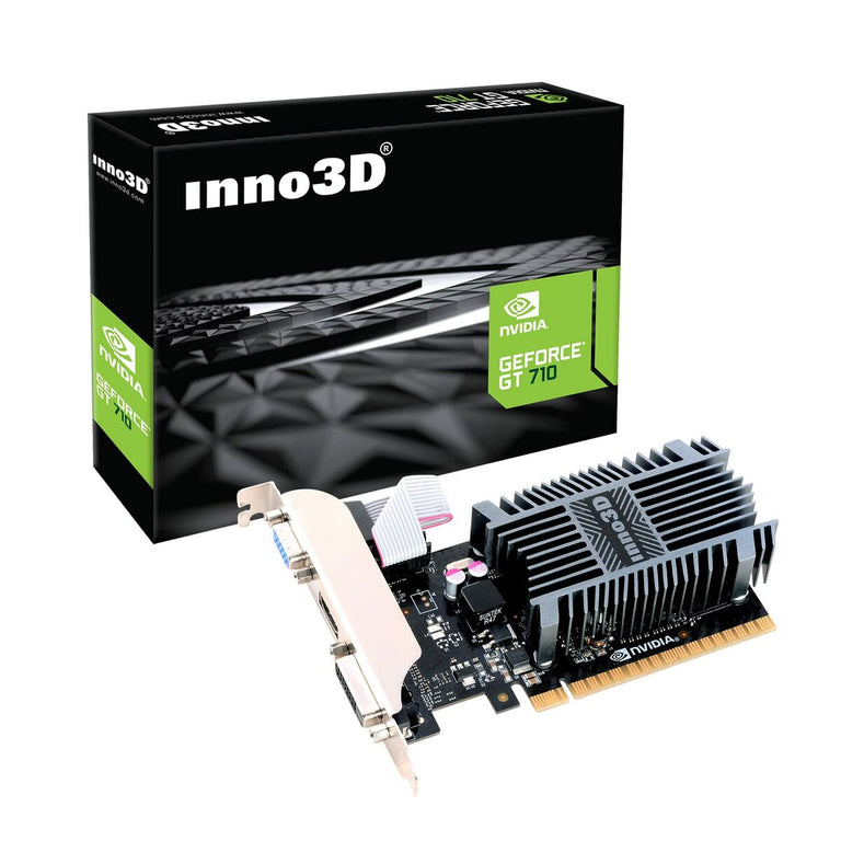 Carte Graphique INNO3D N710-1SDV-E3BX NVIDIA GeForce GT 710 NVIDIA 2 GB