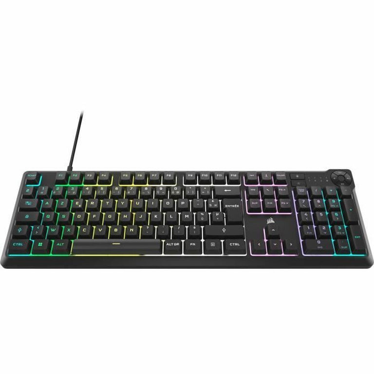 Keyboard Corsair K55 Core RGB Black AZERTY