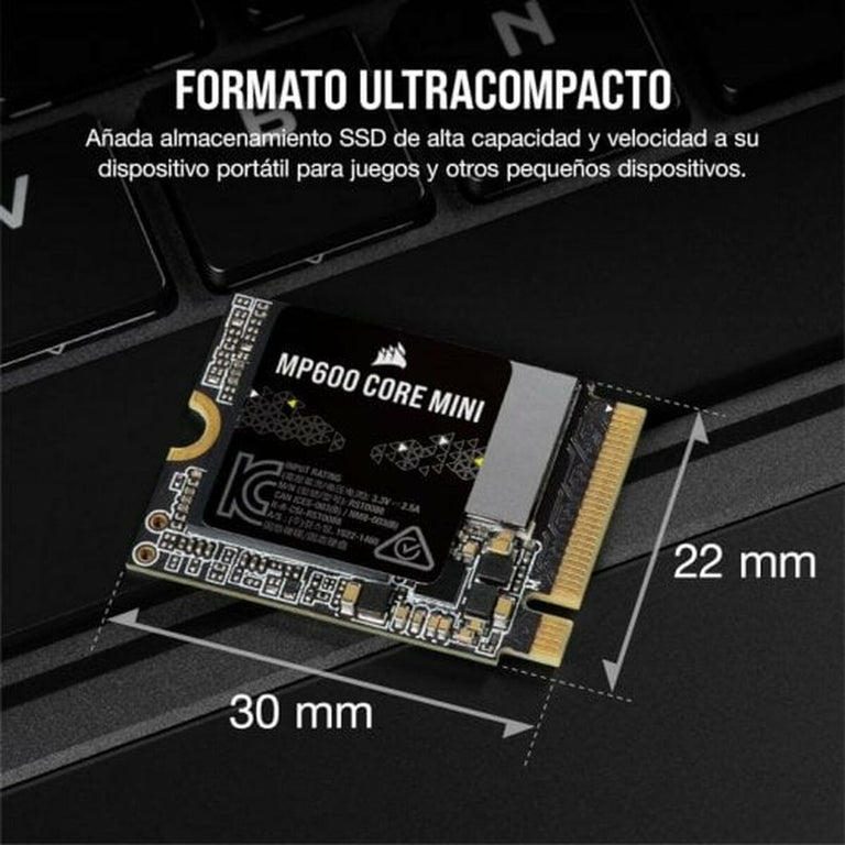 Disque dur Corsair Force MP600 CORE MINI 2 TB 2 TB SSD