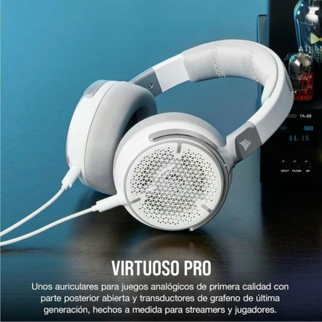 Casques avec Microphone Corsair Virtuoso Pro Blanc