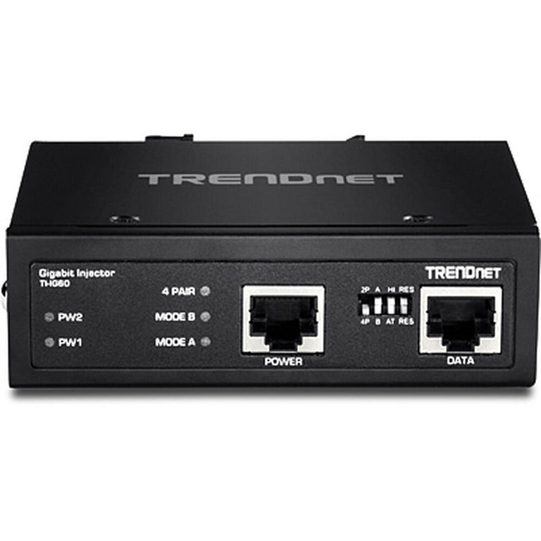 Injecteur PoE Trendnet TI-IG60 1000 Mbit/s Noir