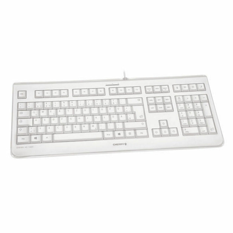 Clavier Cherry JK-1068ES-0 Blanc Gris Espagnol Qwerty