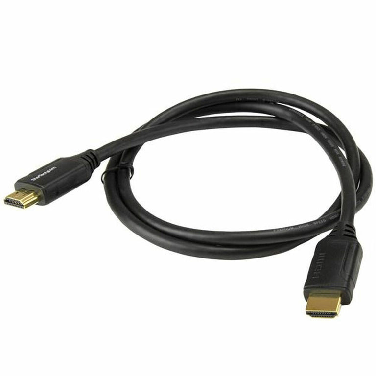 Câble HDMI Startech HDMM1MP              1 m Noir