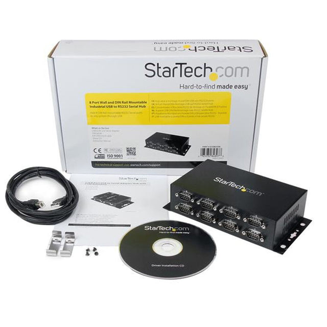 Adaptateur USB vers RS232 Startech ICUSB2328I Noir