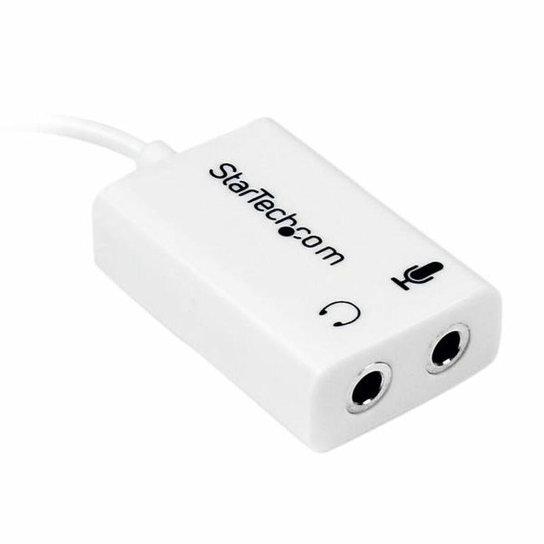 Adaptateur Audio Jack Startech MUYHSMFFADW          Blanc 0,15 m