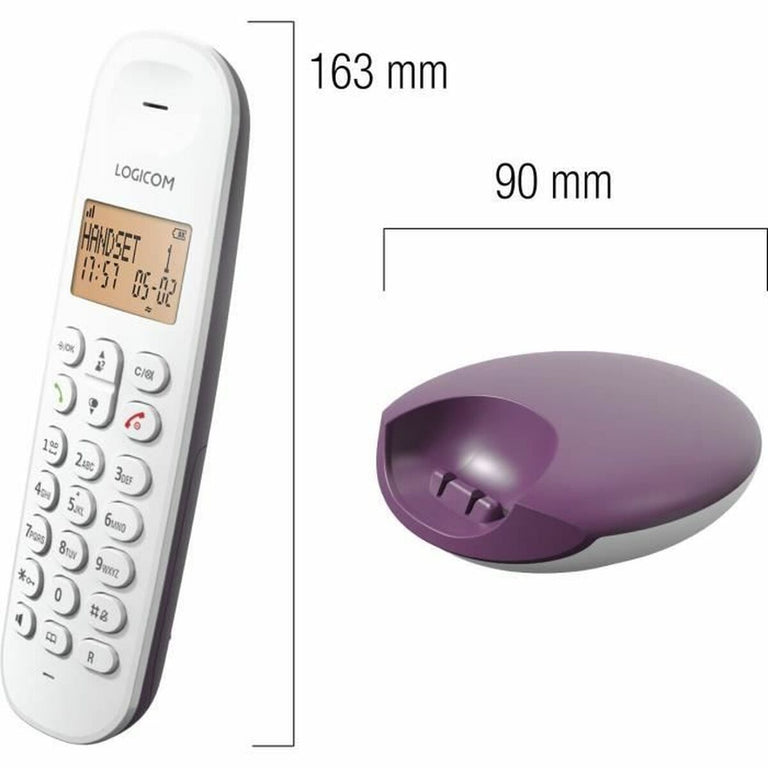 Landline Telephone Logicom DECT ILOA 150 SOLO Aubergine