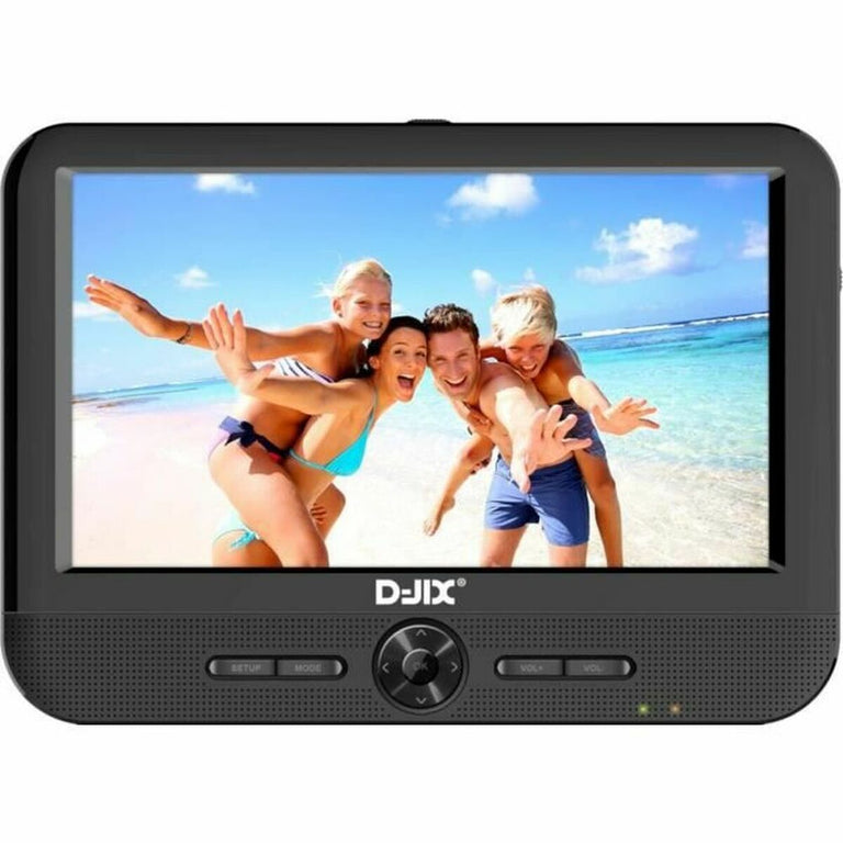 Lecteur de DVD D-JIX PVS706-50SM noir 7" 800 x 480 px