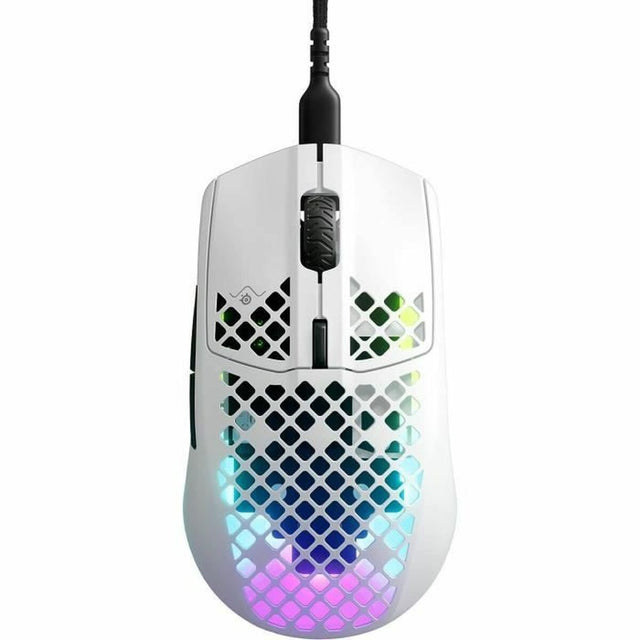 Souris Gaming SteelSeries AEROX 3 (2022) SNOW EDITION Blanc