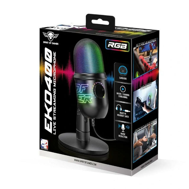 Microphone Spirit of Gamer Eko 400 Noir