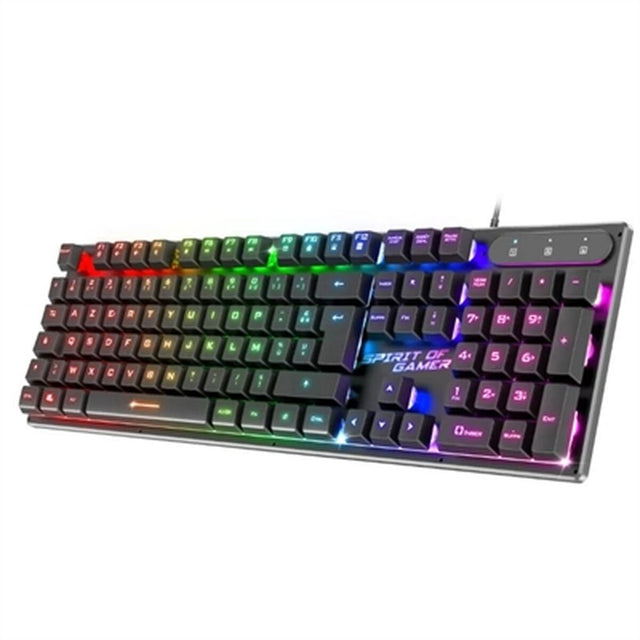 Keyboard Spirit of Gamer PRO-K1 Spanish Qwerty Black