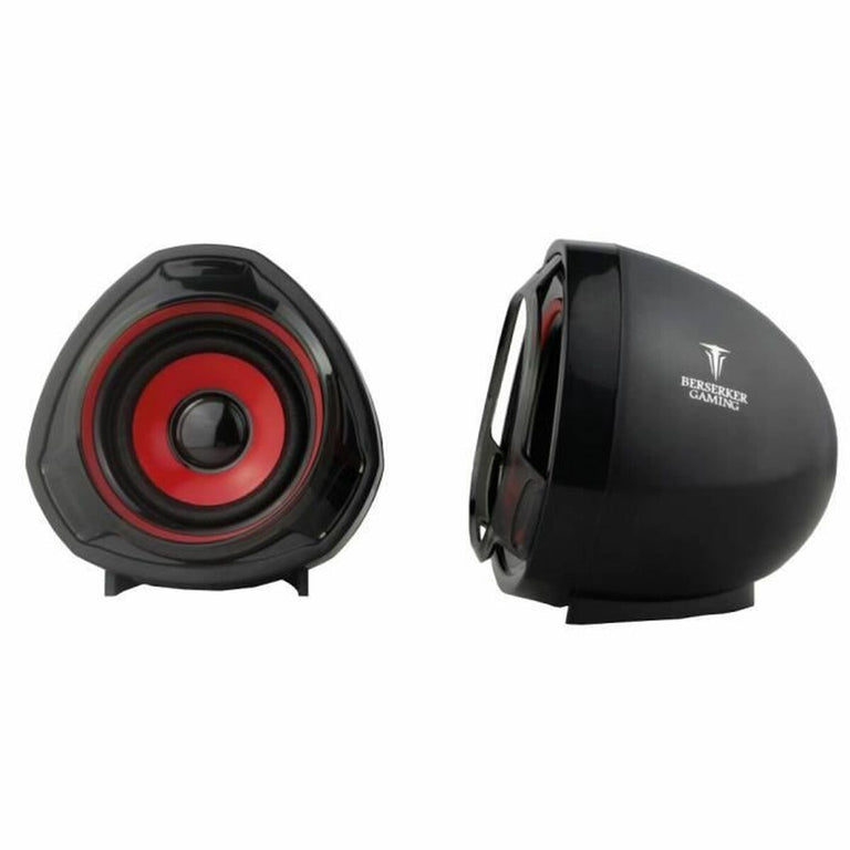 PC Speakers Berserker Gaming HATI Black Red 5 W