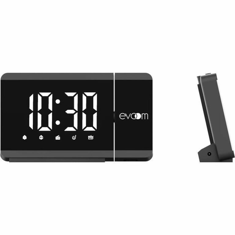 Clock-Radio Evoom Black Modern