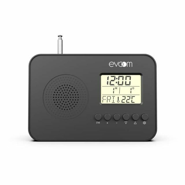 Radio Evoom LEKIO Noir Moderne