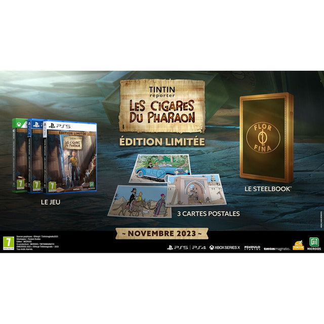 Jeu vidéo PlayStation 4 Microids Tintin Reporter: Les Cigares du Pharaoh Limited Edition (FR)