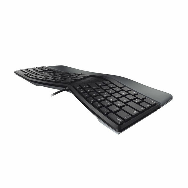 Clavier Cherry KC 4500 ERGO Noir Espagnol Qwerty