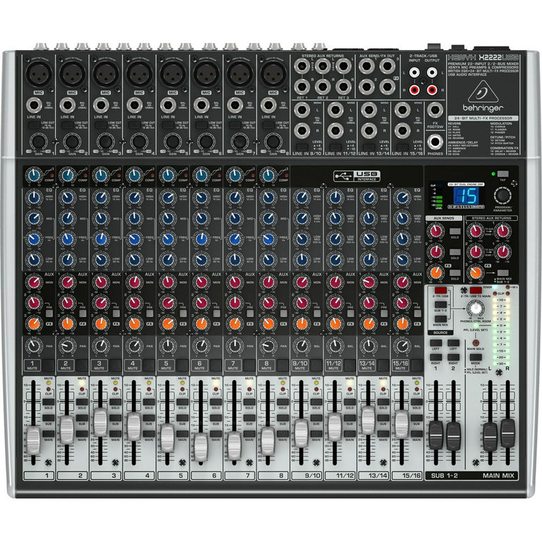 Table de Mixage Behringer XENYX X2222USB