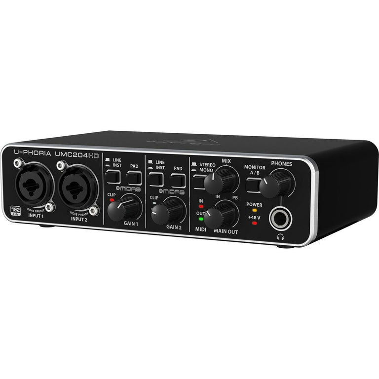 Interface audio Behringer UMC204HD