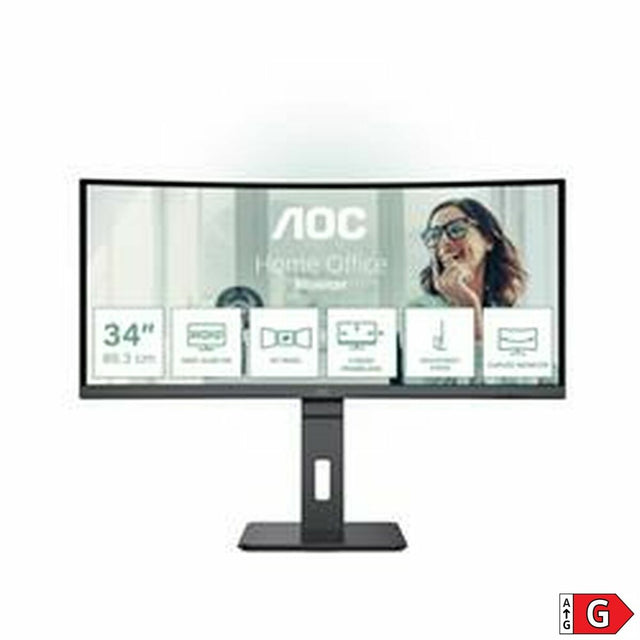 Écran AOC CU34P3CV UltraWide Quad HD 100 Hz