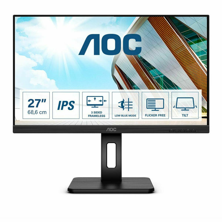 Écran AOC Q27P2Q 27" LED IPS Flicker free 75 Hz 50-60 Hz