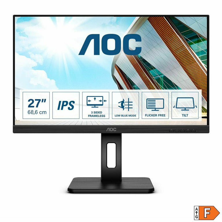 Écran AOC Q27P2Q 27" LED IPS Flicker free 75 Hz 50-60 Hz