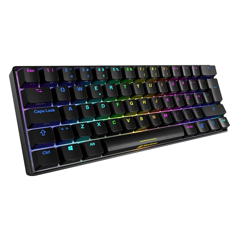 Keyboard Sharkoon SGK50 S4 Black Portuguese