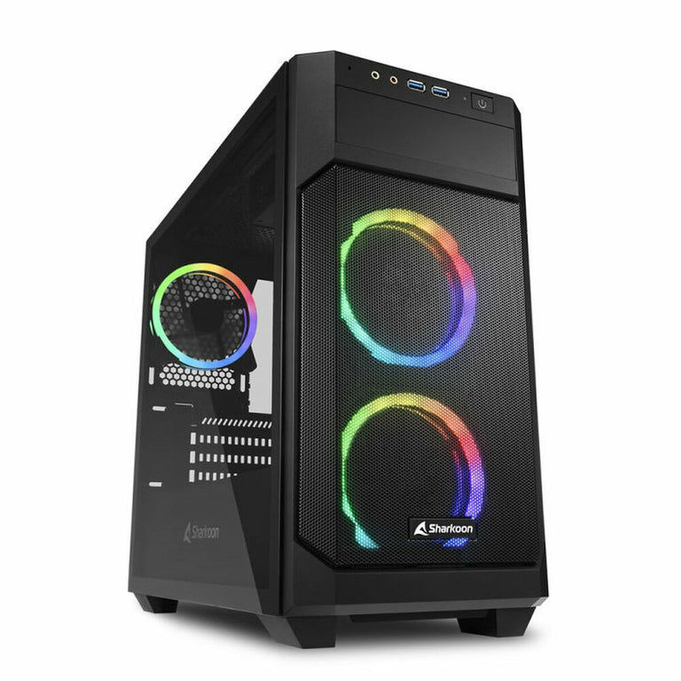 Boîtier ATX semi-tour Sharkoon V1000 RGB Noir