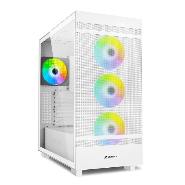 Boîtier ATX semi-tour Sharkoon Rebel C50 RGB ATX Blanc